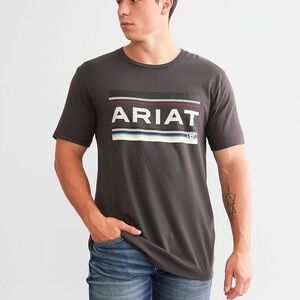 NWT Ariat Men's Grey Graphic T-Shirt Large